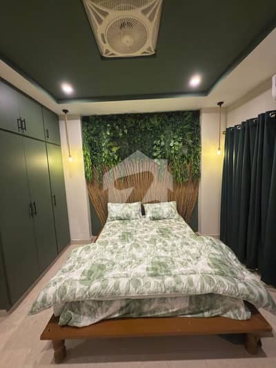 Bahria Town phase 8 Business District 1 Bed luxury Furnished flat for Rent