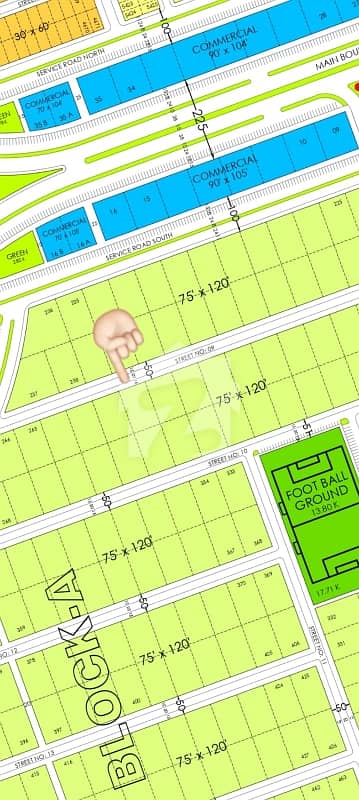 2 Kanal Plot ARC Face Block A Faisal Hills For Sale