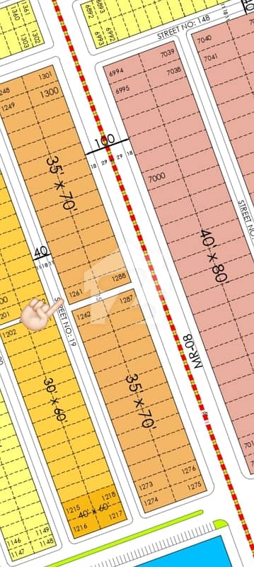 10 Marla Short Corner Plot Block C Faisal Hills For Sale