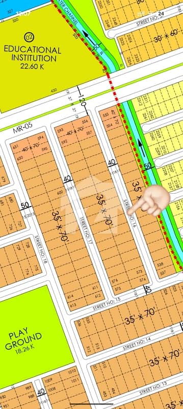 10 Marla Sun Face Plot Block B Faisal Hills For Sale