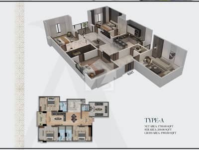 3-Bedroom Premium Apartment | Main Road Facing | Car Parking