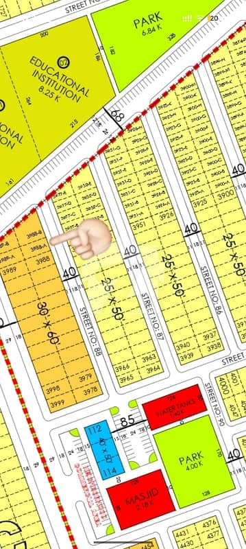 8 Marla Solid Sun Face Plot Block B Faisal Hills For Sale