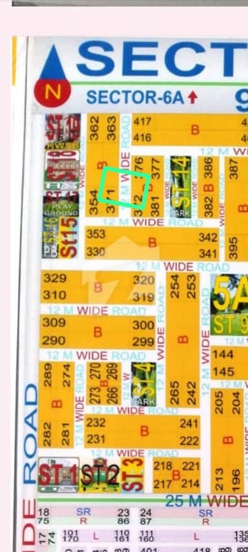 Surjani town sector 5A 400sqyard plot available for sale