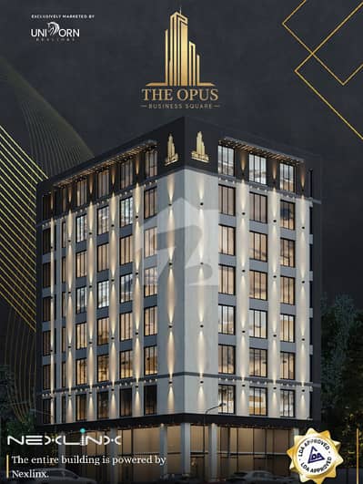 Ground Floor Shop For Sale In Johar Town Facing Global Village | Easy Installments