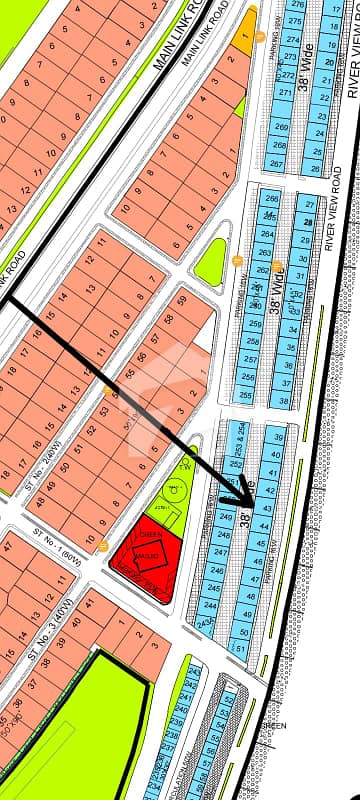 Exclusive Commercial Plots for Sale in Sec B, DHA Phase 4, Islamabad (8 Marla River View & 4 Marla Park Facing)
