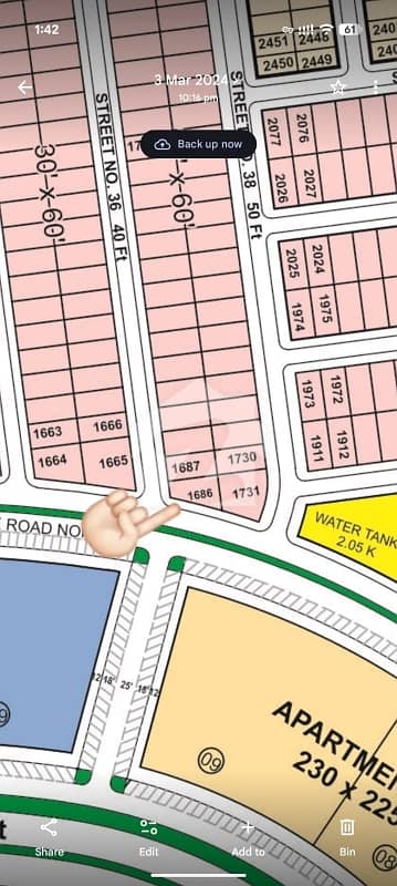 8 Marla MDR Corner Plot Block G Multi Garden B-17 For Sale