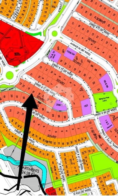 B 15. Street 61. Sector B. DHA 3. Rawalpindi Plot For Sale