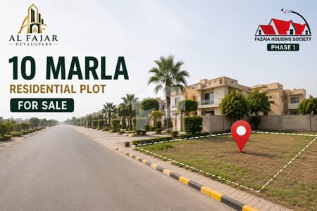 10 Marla Prime Residential Plot for Sale in Fazaia Housing Society Phase 1 | Ready for Construction