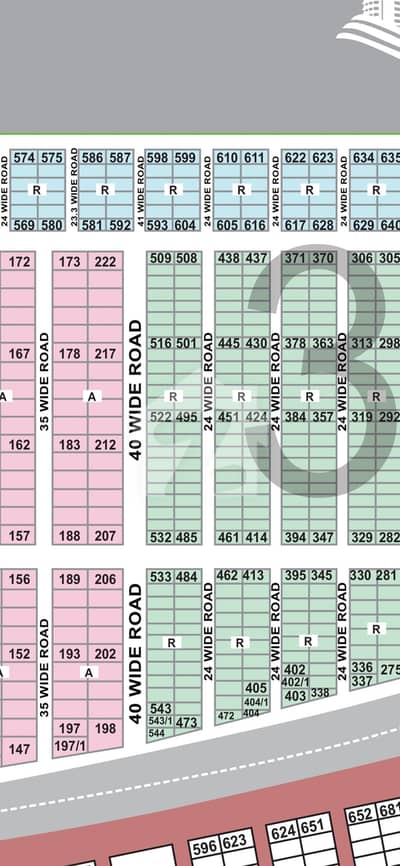 Saadi Garden Block 3 Near To Corner 2nd Belt Lease Plot