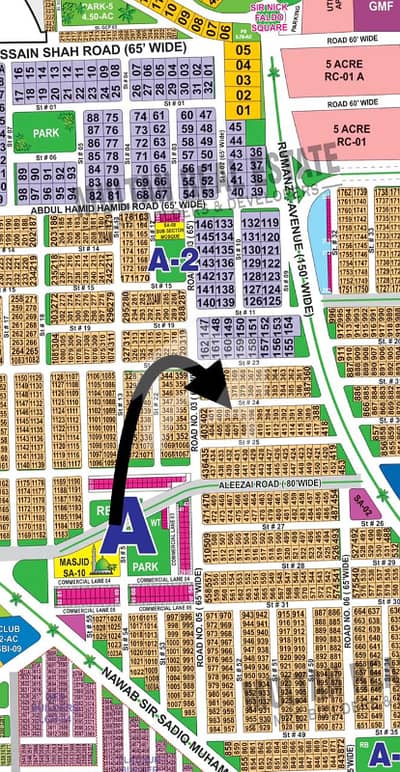 Prime Location 20 Marla Residential Plot Available For Sale In DHA Phase 1 - Sector A, Multan