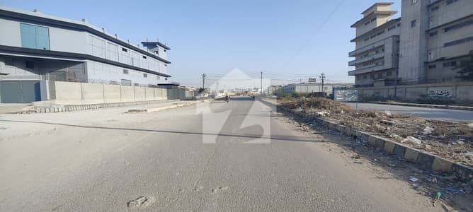 PRIME LOCATION 2420 SQUARE YARD MAIN 132 WIDE ROAD PLOT FOR SALE IN BLOCK H PHASE 2 SITE SUPER HIGHWAY INDUSTRIAL AREA KARACHI
