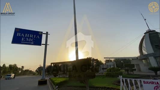 With Only 22 Lac Booking All Dues Paid 5.33 Marla On Ground Commercial Plot For Sale In Bahria EMC On Easy 1 Year Installment Plan