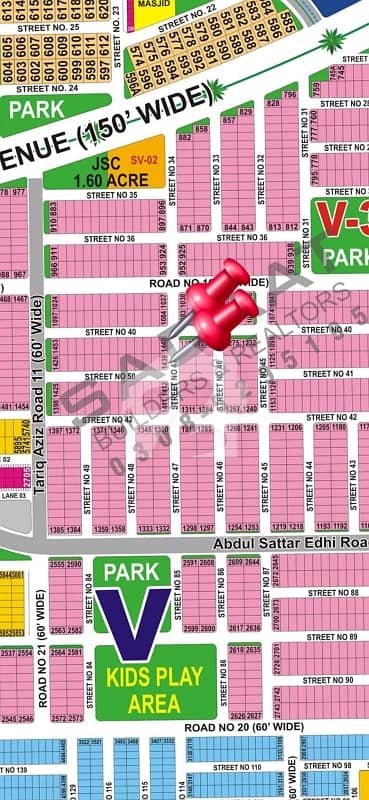 Corner Tail Pair Available Plot