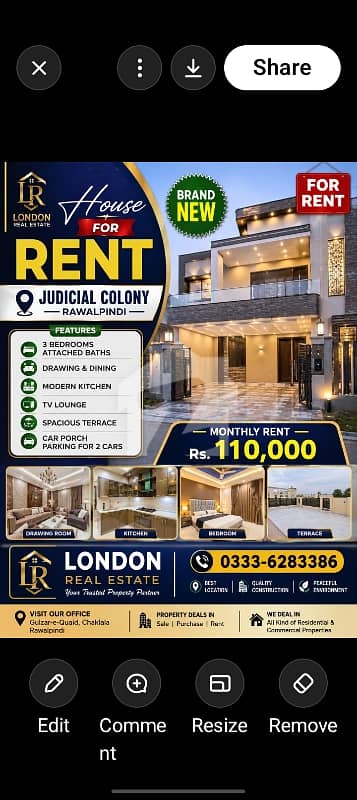 BRAND NEW UPPER PORTION FOR RENT