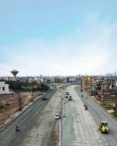 Secure Your 8 Marla Commercial Plot | Prime Front Location | Pine Avenue Road & Edhi Road