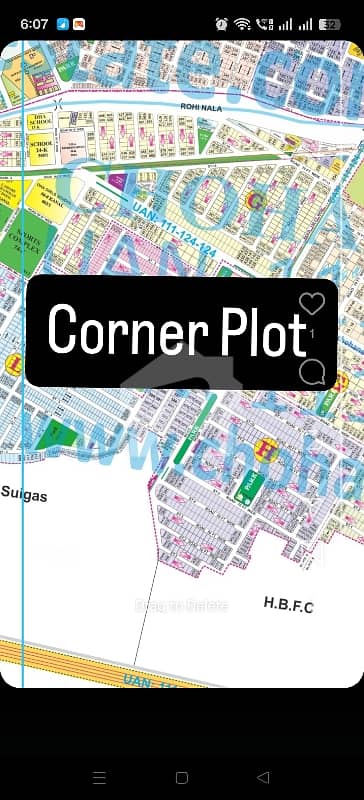 Corner 22marla Plot Phase 5 Top Location Available For Sale In DHA Lahore.