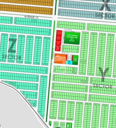 2kanal Plot near Mcdonlads Dha Phase 7 Prime location 150 ft road
