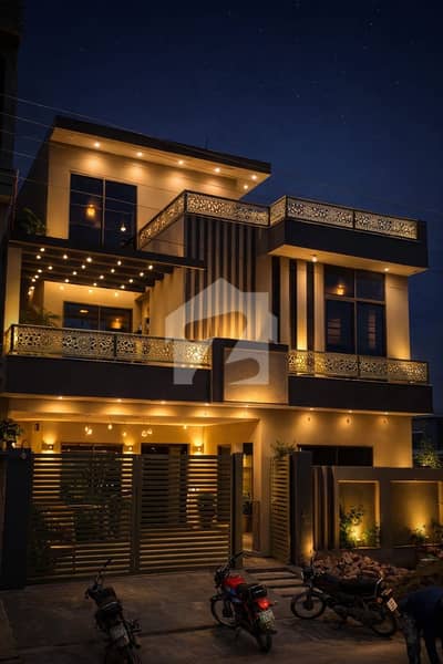 OWNER BUILT BRAND NEW MODERN HOUSE WITH FACING PARK AVAILABLE FOR SALE IN LDA AVENUE LAHORE WITH GAS AND ELECTRICITY