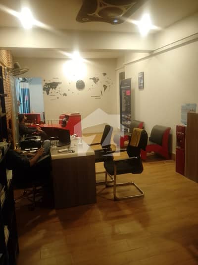 Office For Rent 800sq Feet Main Jami Commercial 3rd Floor,DHA Phase 7 With Lift
