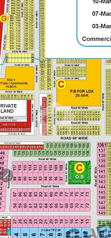5-MARLA RESIDENTIAL PLOT FOR SALE BLOCK C In KHAYABAN-E-AMIN
