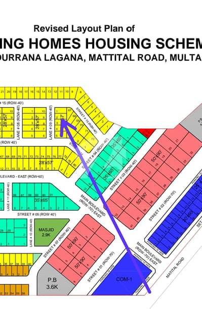 Prime Location Residential Plot Of 7 Marla Available In Royal Orchard - Overseas Prime Block