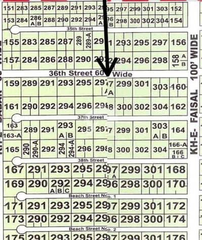 1000 Sq. Yards Prime Residential Plot for Sale in DHA Phase 8 60 Ft Front, Street 36