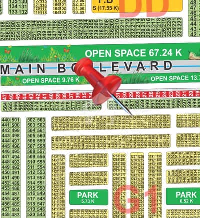 G1 Block 5 Marla Facing Main Boulevard Plot For Sale