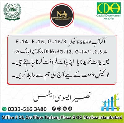 F-15/3 st no 11 plot 40x80 available for sale. F-15/3 st no 11 plot 40x80 available for sale.