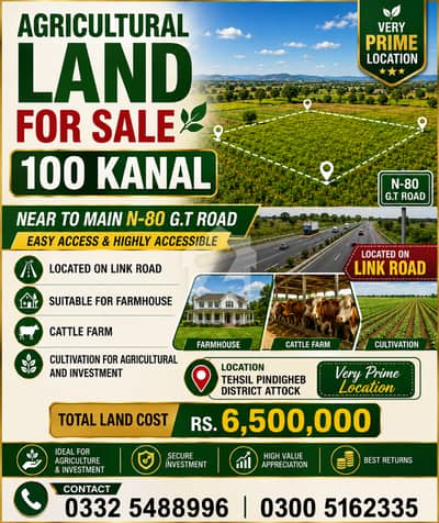 Land For Sale In Pindigheb Attock Land For Sale In Pindigheb Attock