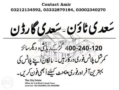 120 Sq Yd Plot For Sale Purchase in Saadi Town And Saadi Garden Scheme 33