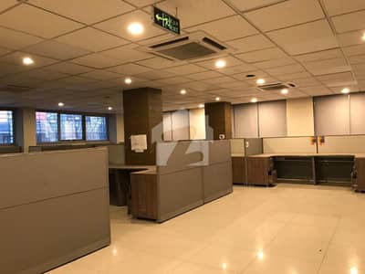 Fully Fitted | Semi Furnished | Spacious Office | Vip Location | Blue Area | Offered For Rent