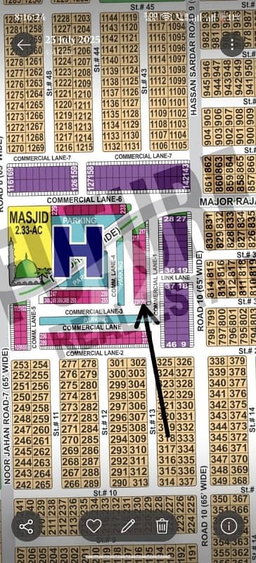 4 Marla Commercial Plot For Sale In DHA Multan Sector H