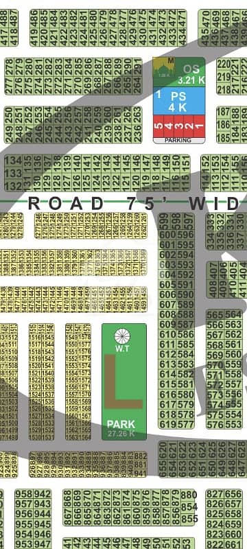 LDA City Lahore Block L 5marla Plot available near to park