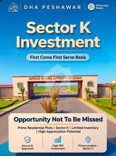 5 Marla Plot In Sector K Available For Sale in DHA Peshawar