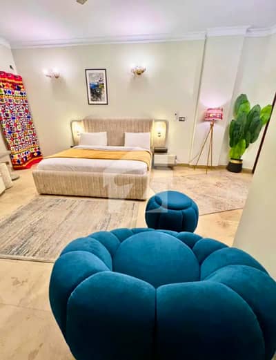 1 bed luxury Brand New apartment fully furnished super hot location bahria town