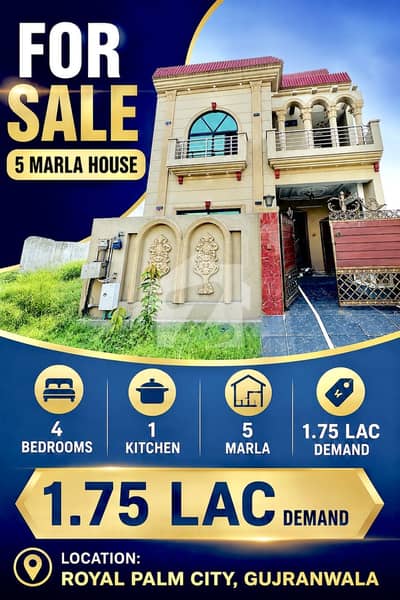 Affordable 05 Marla Spanish Style House Available For Sale