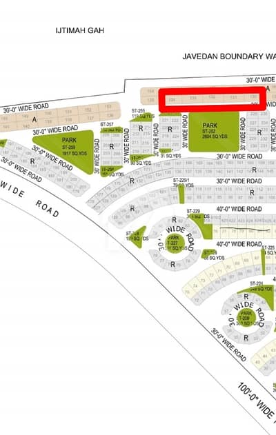 Naya nazmabad Block D 240 square yards Long front park face plot available for sale