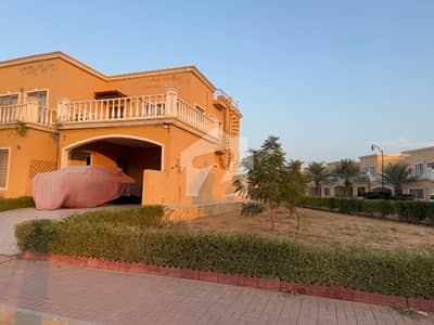 350 Sq Yd Corner Luxury Villa For Sale Precinct-35, Sports City, BTK Near Rafi Cricket Stadium | 4 Bedrooms, Drawing, Dining, Closed Italian Kitchen & TV Lounge | 100 Sq Yd Backyard Lawn & Huge Greenbelt | 15 Min Drive From Main Gate.