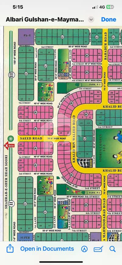 Plot For Sale In Gulshan-E-Maymar Sector W, 600 Square Yards Plot For Sale In Gulshan-E-Maymar Sector W, 600 Square Yards