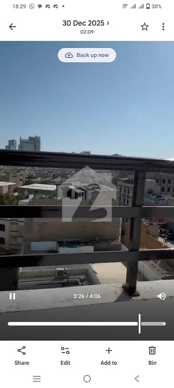 ڈیفینس ویو فیز 2 ڈیفینس ویو سوسائٹی,کراچی میں 3 کمروں کا 5 مرلہ فلیٹ 1.55 کروڑ میں برائے فروخت۔