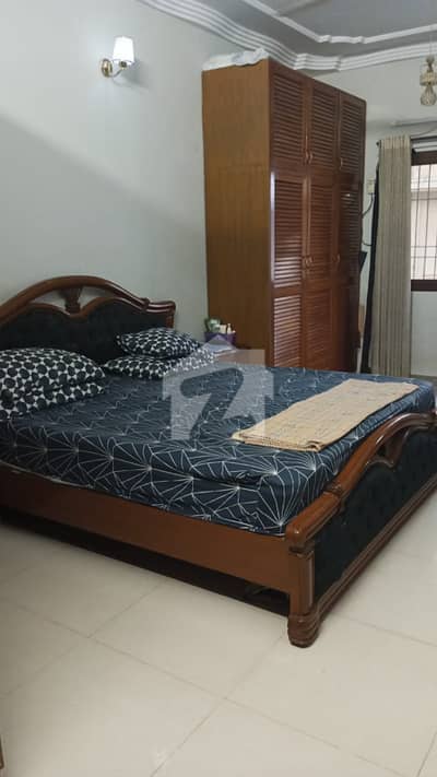 Fully Furnished Portion AIR BNB PECHS BLOCK 2 Flat For Rent