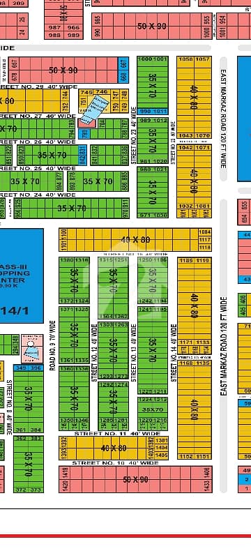Plot for sale 14 marla Near to Main road in Sector F-14/1 Islamabad.