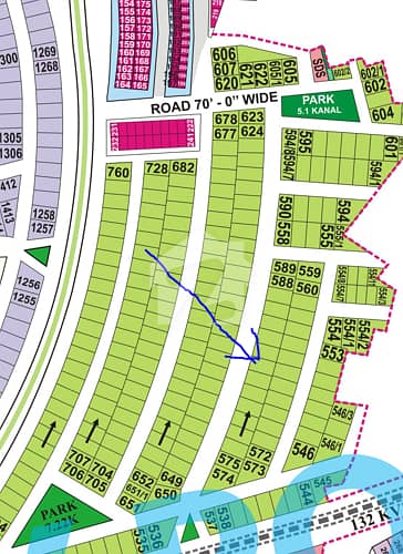 U-581 | Direct Deal With Meeting | 70 Ft Road | Sector U | 1 Kanal | Wide Road Residential Plot | Phase 8 DHA