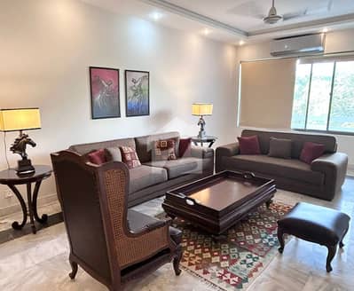 Fully Renovated independentt fully Furnished Ground Portion with lawn and seprate gate