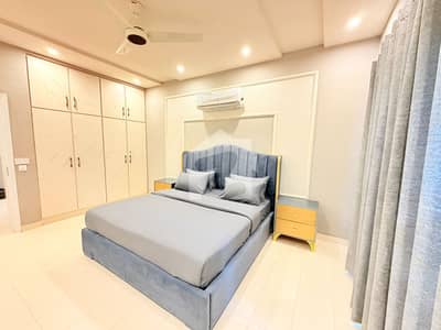 8 Marla Family Flat Fully Furnished For Rent In DHA Phase 8 Ex Air Avenue Lahore. Only Rent 110,000 With Maintance Charge