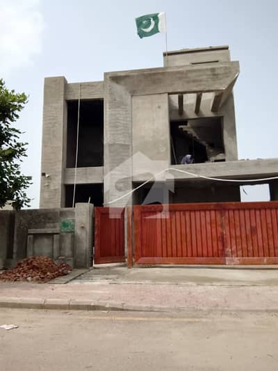 10 Marla Grey Structure House Beautiful Front Elevation With Eiffel View Available For Sale In Bahra Town Lahore