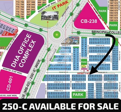 10 Marla North Facing Corner Plot located at 80ft wide road for Sale in Sector-C, DHA Bahawalpur. 10 Marla North Facing Corner Plot located at 80ft wide road for Sale in Sector-C, DHA Bahawalpur.