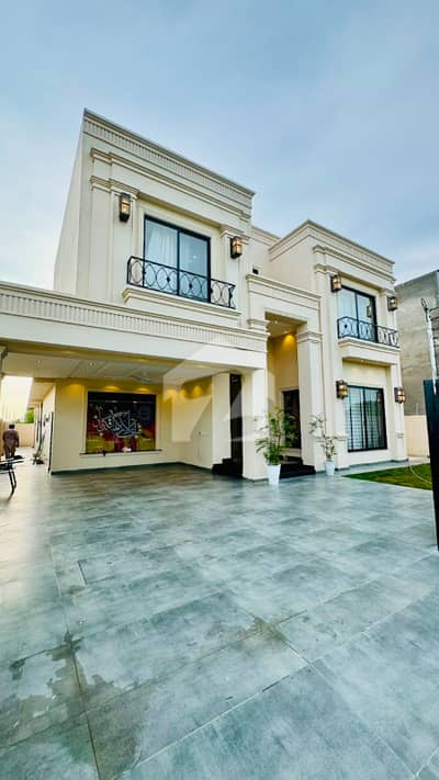 One Kanal Brand New Spanish Design Most Beautiful Bungalow 2 Servant Quarter In Basement For Sale At Prime Location Of DHA Lahore Near To Park Masjid & DHA Raya Fairways Commercial.