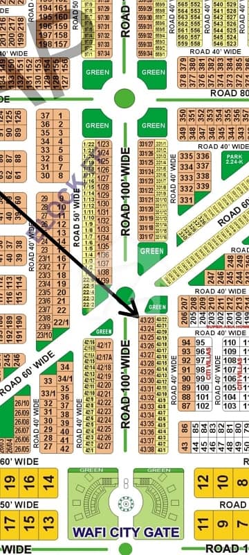 10 Marla Corner + Main Bulehvard Plot Available In Citi Housing Wafe EE Block