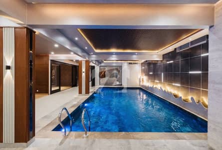1000 Yards Top Quality Brand New Bungalow With Pool Basement Available For Sale